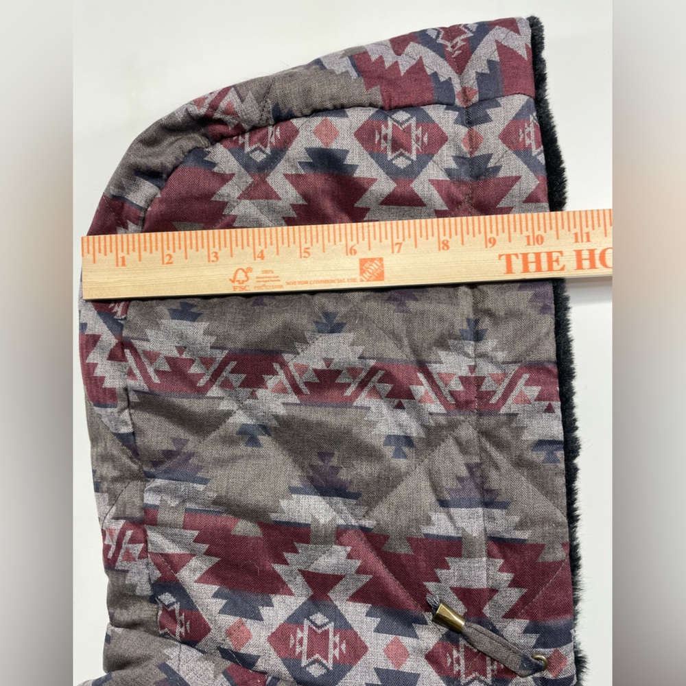 Pendleton reversible Aztec-Pattern or black faux … - image 16